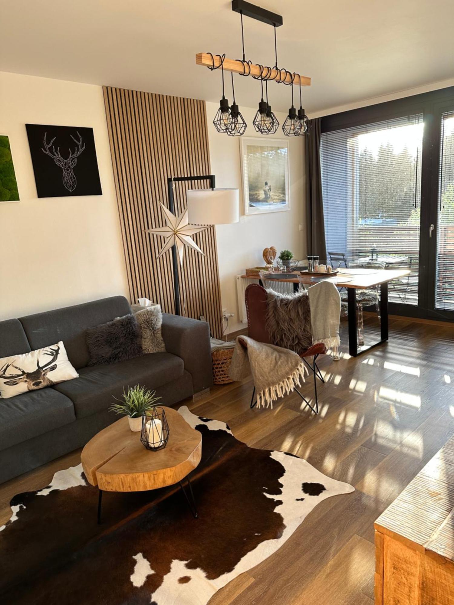 U Jelena Harrachov - Rodinny Apartman U Lesa S Garazi Exterior photo